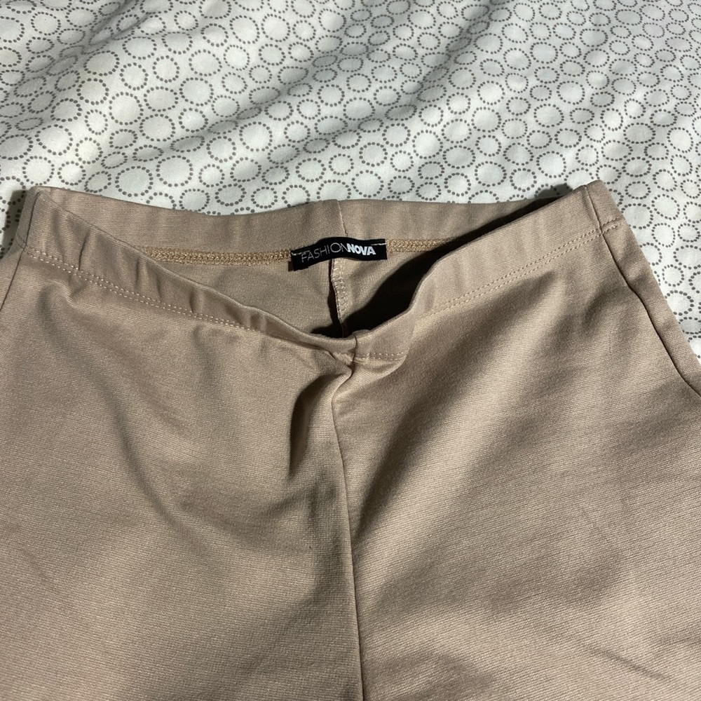 Nude biker shorts